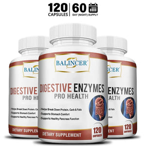 Balincer Digestive Enzyme Supplement - Supports Nutrient Absorption | Gut Health - Immune Support - Non-GMO