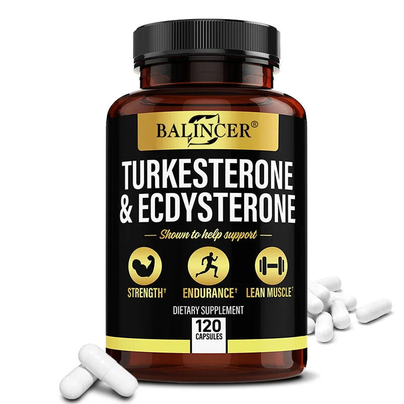 Balincer TURKESTERONE & ECDYSTERONE Extracts-energy Booster,Promote Muscle Growth, Strengthening, Energy and Endurance