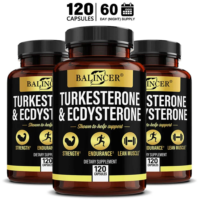 Balincer TURKESTERONE & ECDYSTERONE Extracts-energy Booster,Promote Muscle Growth, Strengthening, Energy and Endurance