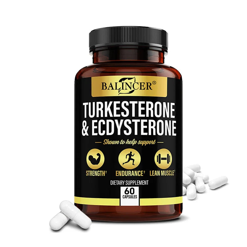 Balincer TURKESTERONE & ECDYSTERONE Extracts-energy Booster,Promote Muscle Growth, Strengthening, Energy and Endurance