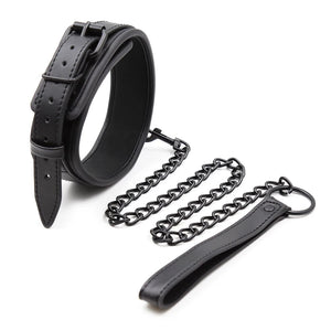 Bdsm Collar Leather And Iron Chain Link bdsm Slave Collars Women Bondage Collar For Couples Adults Restraints