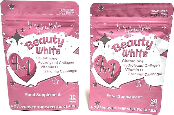 Beauty White 4 in 1 Glutathione Food Suppleme in Pakistan