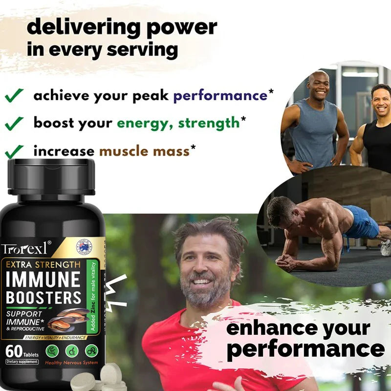 Best Male Enlargement Pills, Men's Energizer, Increase Size & Stamina, Enhance Endurance Tablets, Testosterone Booster for Men