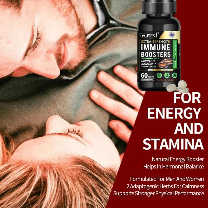 Best Male Enlargement Pills, Men's Energizer, Increase Size & Stamina, Enhance Endurance Tablets, Testosterone Booster for Men