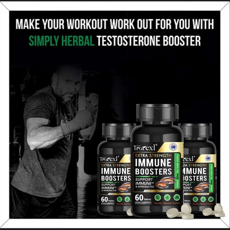 Best Male Enlargement Pills, Men's Energizer, Increase Size & Stamina, Enhance Endurance Tablets, Testosterone Booster for Men
