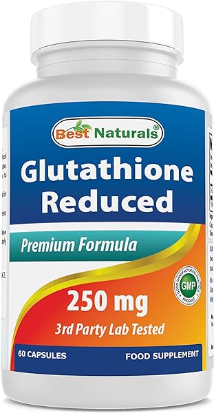 Best Naturals L-Glutathione 250 mg 60 Capsule in Pakistan