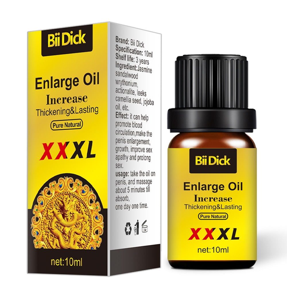 Big Dick Penis Thickening Growth Massage Enlargement Oil Sexy Orgasm Delay Liquid For Men Cock Erection Enhance Products Care
