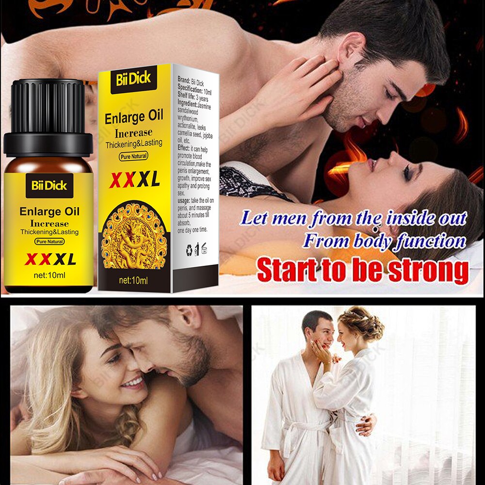 Big Dick Penis Thickening Growth Massage Enlargement Oil Sexy Orgasm Delay Liquid For Men Cock Erection Enhance Products Care