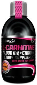 BiotestUSA L-Carnitine 70.000 + Chrome 500 ml Carnitine - Orange by BiotechUSA in Pakistan