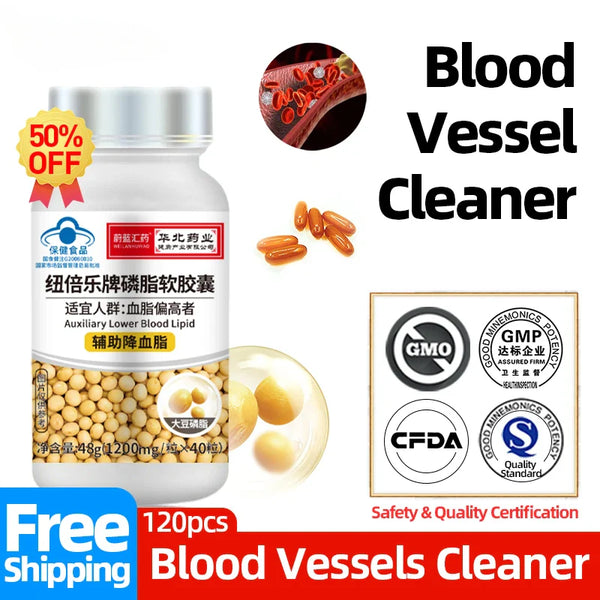 Blood Vessels Capsules Arteriosclerosis Vascular Occlusion Atherosclerosis Cleansers Soybean Phospholipid Blood Lipid Supplement in Pakistan Blood Vessels Capsules Arteriosclerosis Vascular Occlusion Atherosclerosis Cleansers Soybean Phospholipid Blood Lipid Supplement in Pakistan