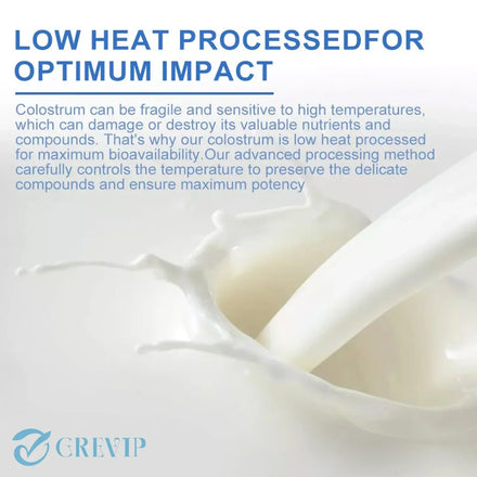 Bovine Colostrum Supplement - 20% IgG, for Gut Health, Immune Support, Muscle Recovery