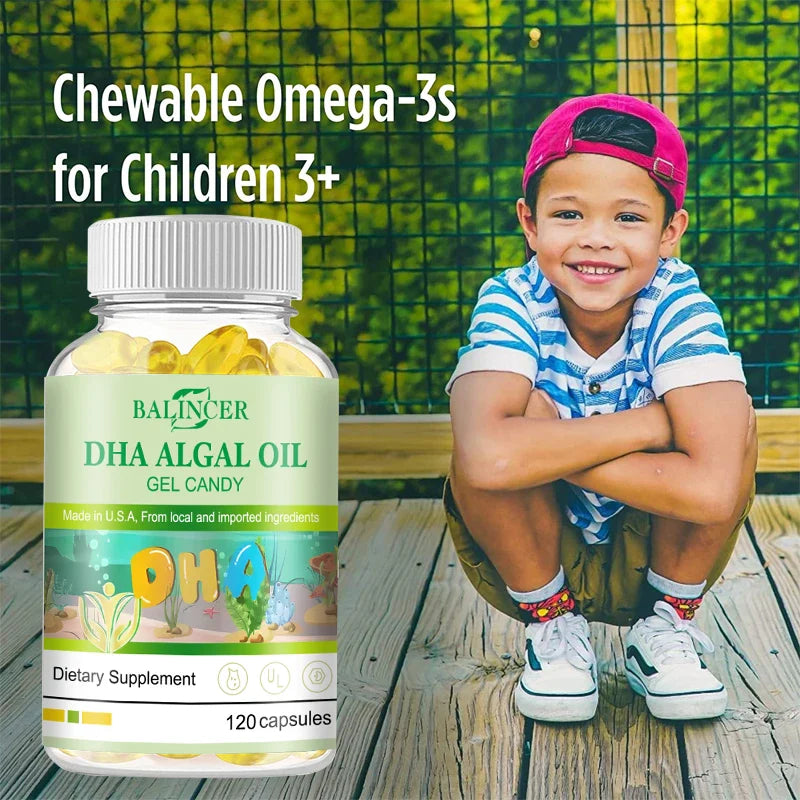 Brain booster, antioxidant, fish oil supplement, support nervous system health, improve attention, memory and concentration