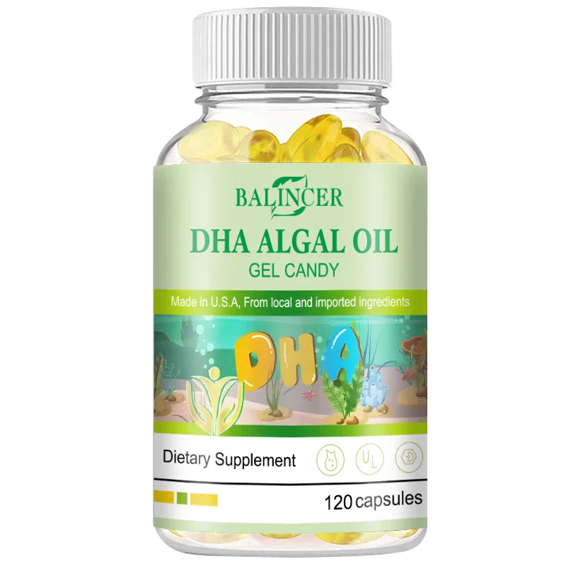 Brain booster, antioxidant, fish oil supplement, support nervous system health, improve attention, memory and concentration