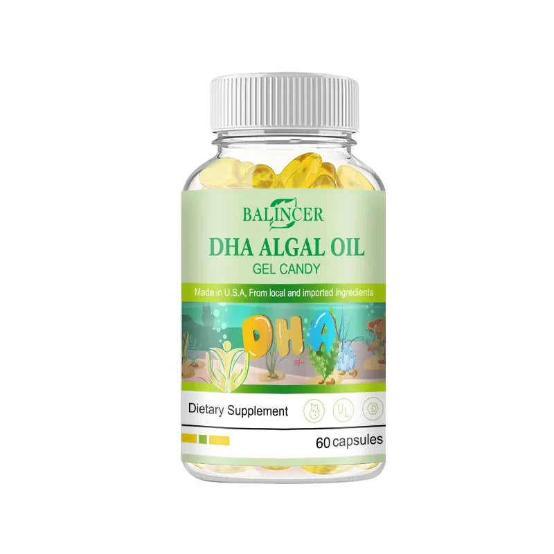 Brain booster, antioxidant, fish oil supplement, support nervous system health, improve attention, memory and concentration