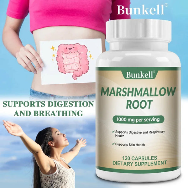 Bunkell MARSHMALLOW ROOT Supplement - Comprehensive Immune System Support, Digestive and Respiratory Health Non-GMO, Gluten-Free in Pakistan Bunkell MARSHMALLOW ROOT Supplement - Comprehensive Immune System Support, Digestive and Respiratory Health Non-GMO, Gluten-Free in Pakistan