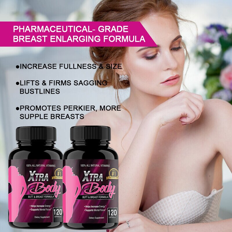 Butt Enhancement & Breast Enlargement Supplement - Increases libido and provides an extra energy boost, improves mental focus