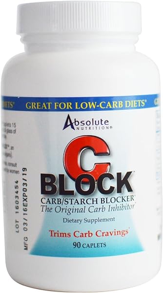 CBlock Carb/Starch Blocker, 90 Caplets in Pakistan