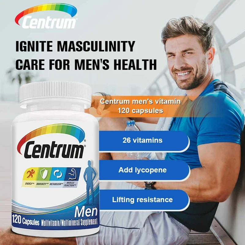 Centrum Men's Multivitamin/Multimineral Supplement - Antioxidant, Bone, Immune, Energy, Metabolism, Muscle Function