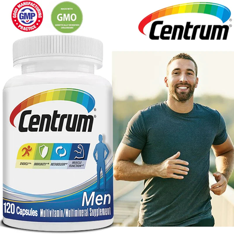Centrum Men's Multivitamin/Multimineral Supplement - Antioxidant, Bone, Immune, Energy, Metabolism, Muscle Function