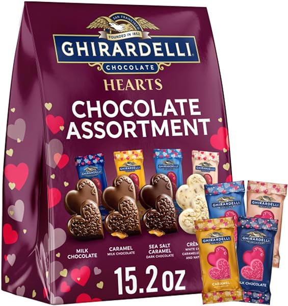 Chocolate Assortment Duet Hearts - 15.4oz. in Pakistan