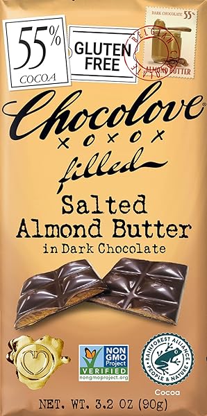Chocolove, Chocolate Bar Dark Almond butter, in Pakistan