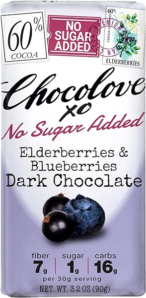 Chocolove XO No Sugar Added Elderberries and in Pakistan