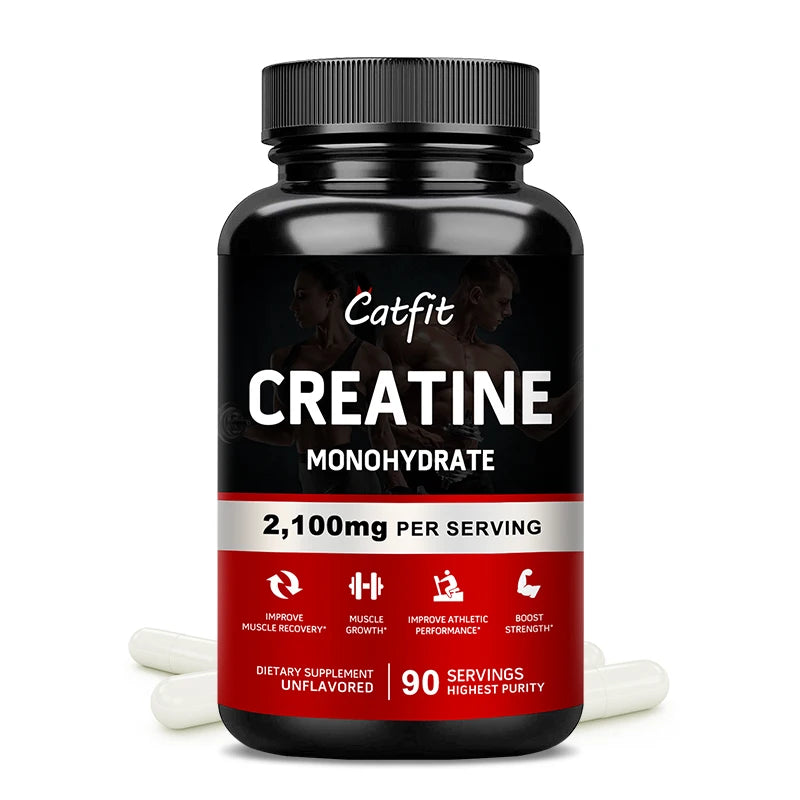 Creatine Monohydrate Capsules Body Building Amid