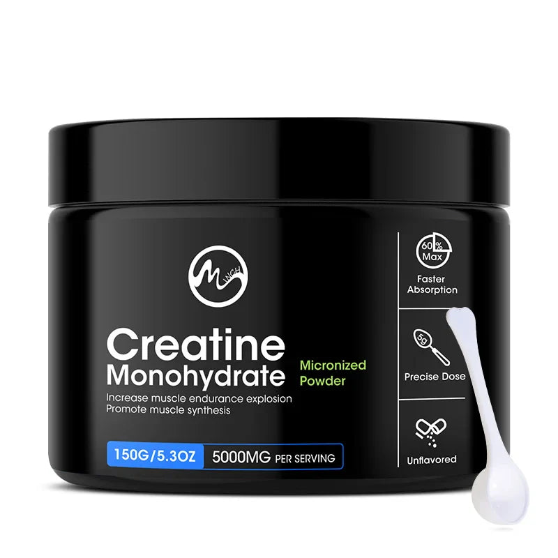 Creatine Monohydrate Enhance Muscle Strength Sports Dietary Supplements for Workout Muscle Building Cellular Energy GMP