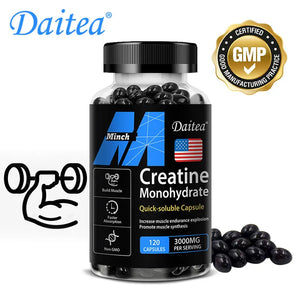 Creatine Monohydrate Supplements - Pre/Post Workout, Fitness, Strength, Muscle Building Supplements