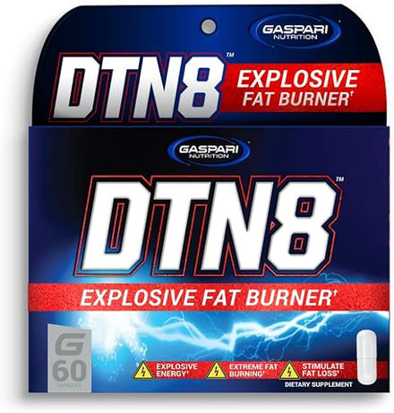 DTN8: Explosive Fat Burner, Natural Energy and Mental Focus, Adrenal and Stress Support (60 Capsules) in Pakistan