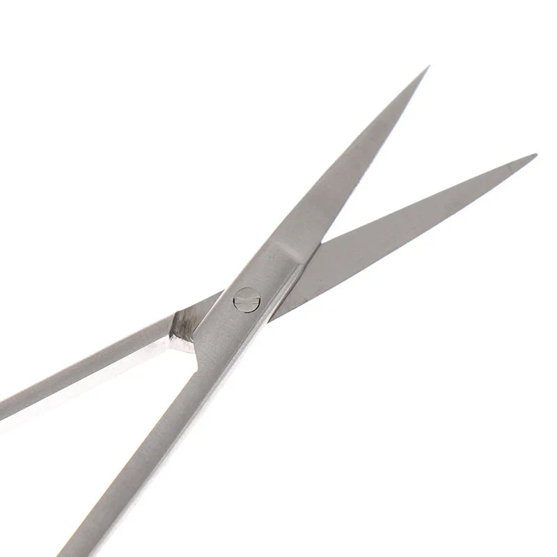 Dental Surgical Scissors Straight/Curved Tip Forceps Stainless Steel Gold Plated Handle Dentist Tools Dentistry Lab Instrument