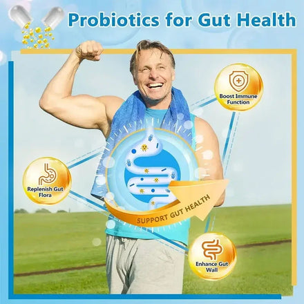 Digestive Enzyme with Prebiotic + Probiotic Supplement - Nutritional Digestive Health and Immune Support for Adult Men and Women