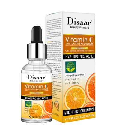 Disaar Vitamin C Face Serum Brightening Skin Hyaluronic Acid in Pakistan Disaar Vitamin C Face Serum Brightening Skin Hyaluronic Acid in Pakistan