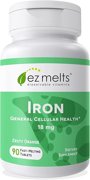 Dissolvable Iron Supplement 18 mg, Sugar-Free in Pakistan
