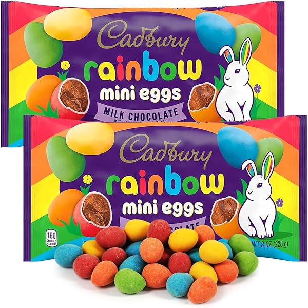 Easter Cadbury Mini Rainbow Eggs (1 Pounds) 2 Bags of Cadbury Chocolate Eggs Each 8 oz, Cadbury Mini Eggs Perfect for Easter Celebrations, Treat Yourself to the Ultimate Chocolate Eggs Experience. in Pakistan in Pakistan Easter Cadbury Mini Rainbow Eggs (1 Pounds) 2 Bags of Cadbury Chocolate Eggs Each 8 oz, Cadbury Mini Eggs Perfect for Easter Celebrations, Treat Yourself to the Ultimate Chocolate Eggs Experience. in Pakistan in Pakistan