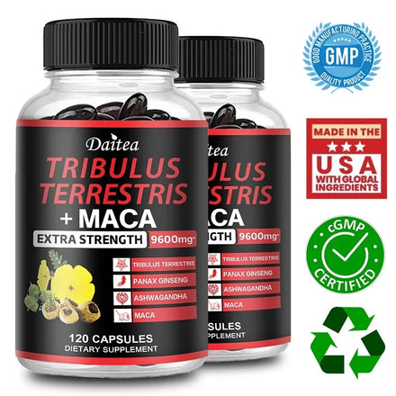 Extra Strength Muscle Supplement - Helps Improve Energy, Endurance, Performance and Focus, Natural, Gluten-free and Non-GMO
