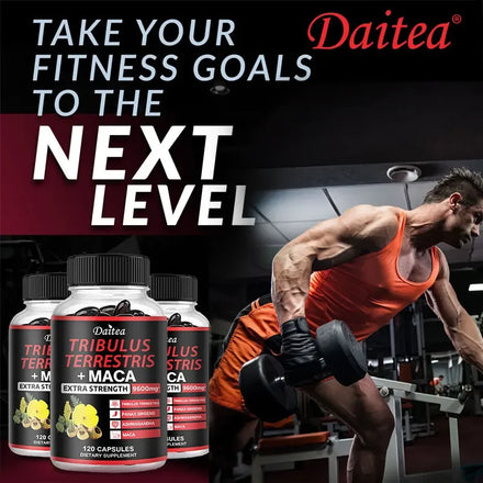 Extra Strength Muscle Supplement - Helps Improve Energy, Endurance, Performance and Focus, Natural, Gluten-free and Non-GMO