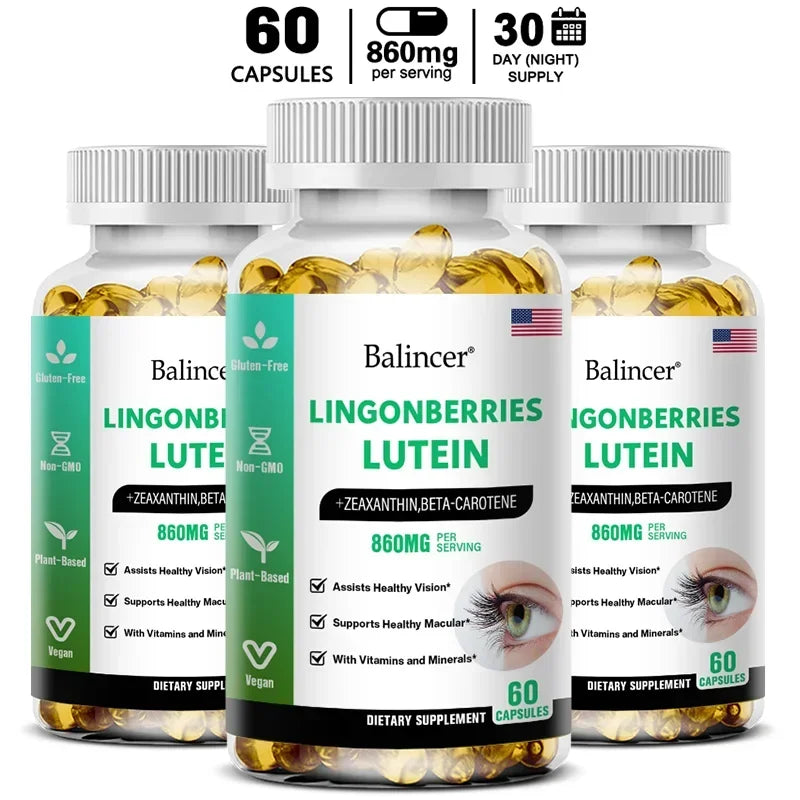 Eye Supplement with Lutein and Vitamins A C E and Zinc To Promote Eye Health and Zeaxanthin To Filter Blue Light