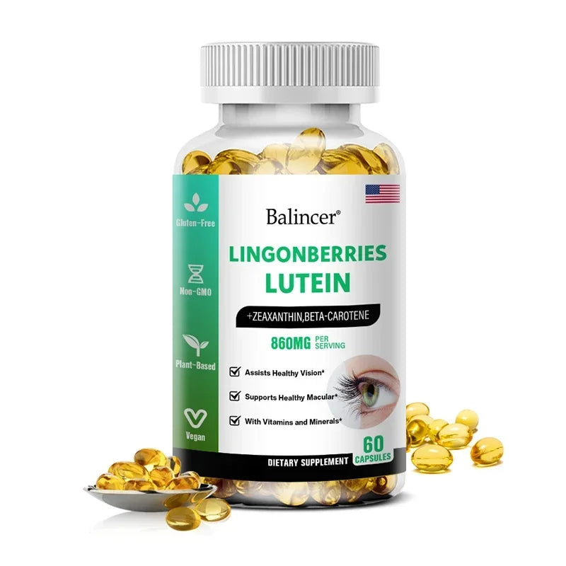 Eye Supplement with Lutein and Vitamins A C E and Zinc To Promote Eye Health and Zeaxanthin To Filter Blue Light