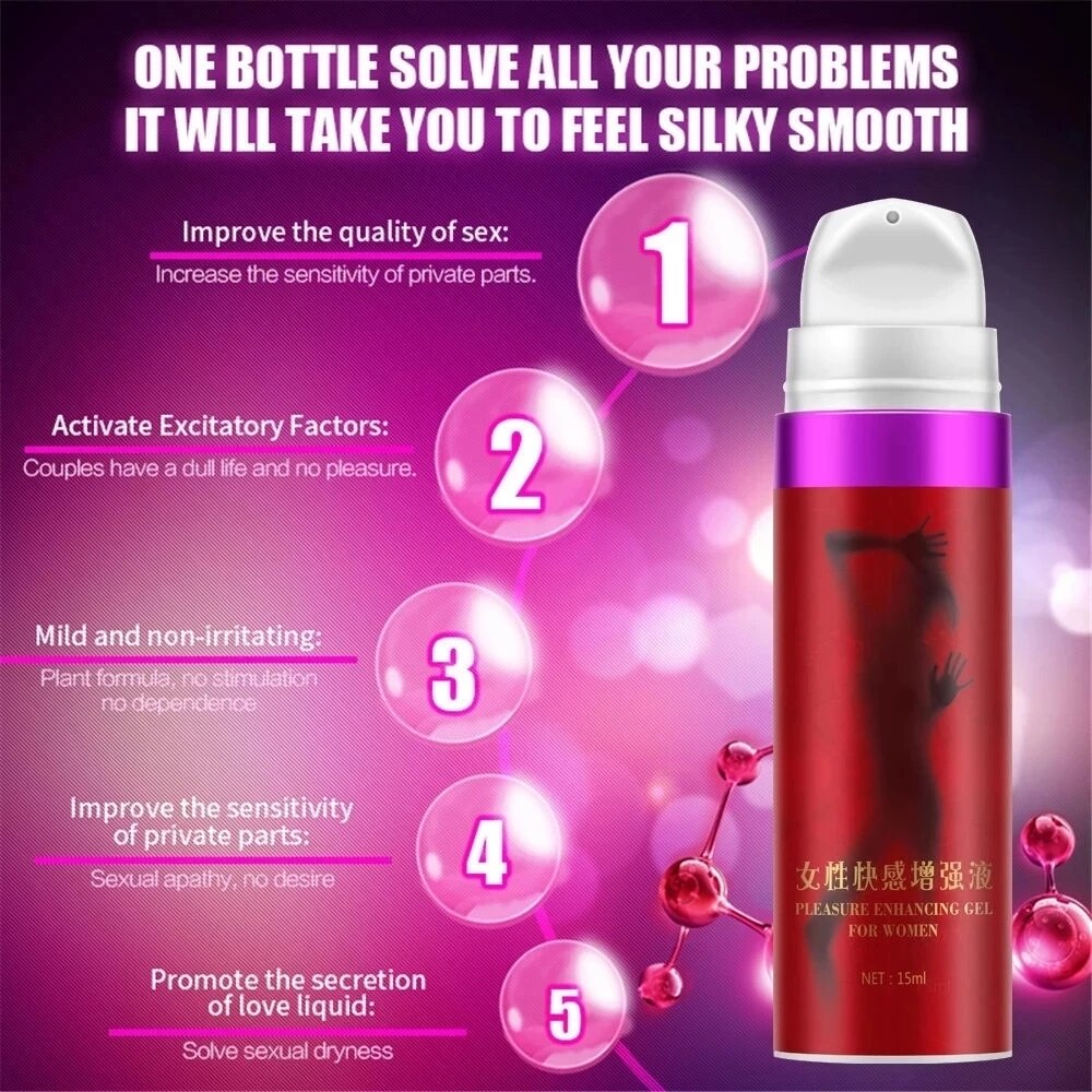 Female Aphrodisiac Orgasm Gel Libido Enhancer Sex Delay Spray Strong Vaginal Excitability Strong Orgasm Enhancement For Women