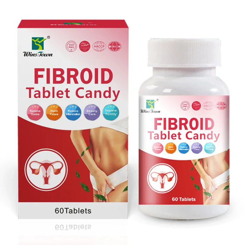 Fibroid Tablet Candy Naturally Eliminate Uterine Toxins Restore Nutritional Supplement for Ovary & Uterus Make Women's Health