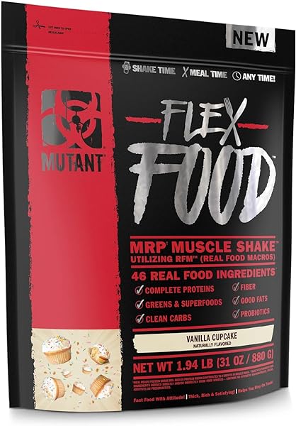 Flex Food| MRP Complete Nutrition |Real Whole Food Ingredients | Vanilla Cupcake | 31 oz/1.94 lb | 20 Serving in Pakistan in Pakistan Flex Food| MRP Complete Nutrition |Real Whole Food Ingredients | Vanilla Cupcake | 31 oz/1.94 lb | 20 Serving in Pakistan in Pakistan