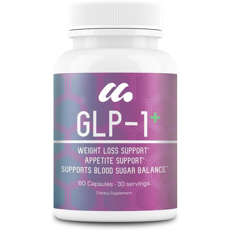 GLP-1+vegetarian, natural supplement, non GMO, gluten free, GLP 1-60 capsules