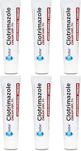 Globe (6 pack) Clotrimazole Antifungal Cream 1% (1 oz) Relieves The itching, burning, cracking and scaling associated Athletes Foot, Jock Itch, Ringworm and more. in Pakistan