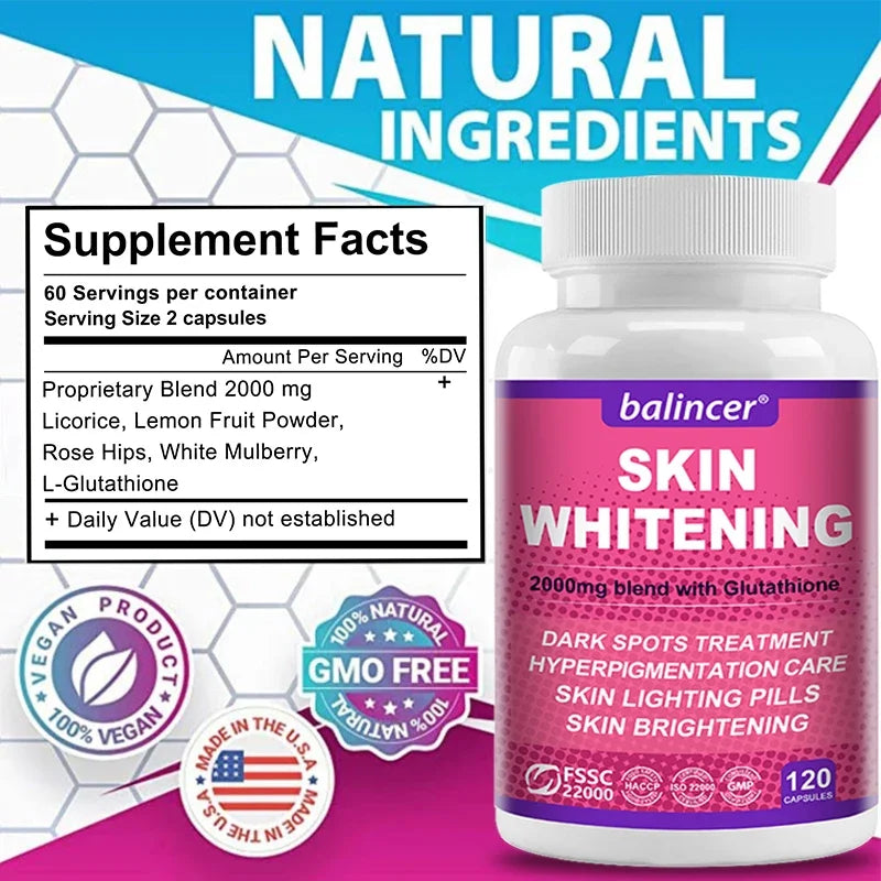 Glutathione Skin Whitening Supplement - Skin  in Pakistan