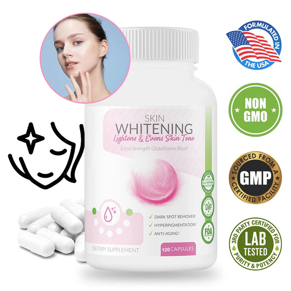 Glutathione Whitening Supplement - Beautiful Skin, Stay Young, Smooth, Antioxidant, Promote Collagen and Albumin Regeneration in Pakistan in Pakistan Glutathione Whitening Supplement - Beautiful Skin, Stay Young, Smooth, Antioxidant, Promote Collagen and Albumin Regeneration in Pakistan in Pakistan