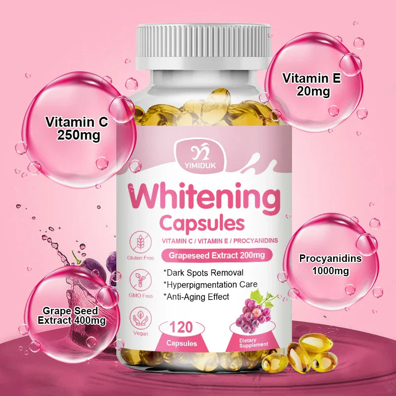 Glutathione With White Tomato Glutathione Whitening Capsules Anti-aging Anti-oxidation Shiny Skin