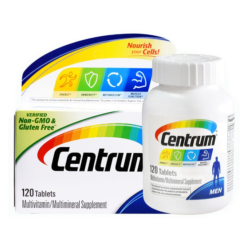 Free shipping Centrum man Multiviamin/Multimineral Supplement 120 tablets