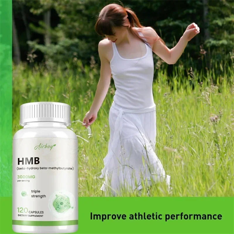 HMB Supplementation - Improves Exercise Intensity and Endurance, Promotes Blood Circulation, Muscle Growth and Reduces Injuries