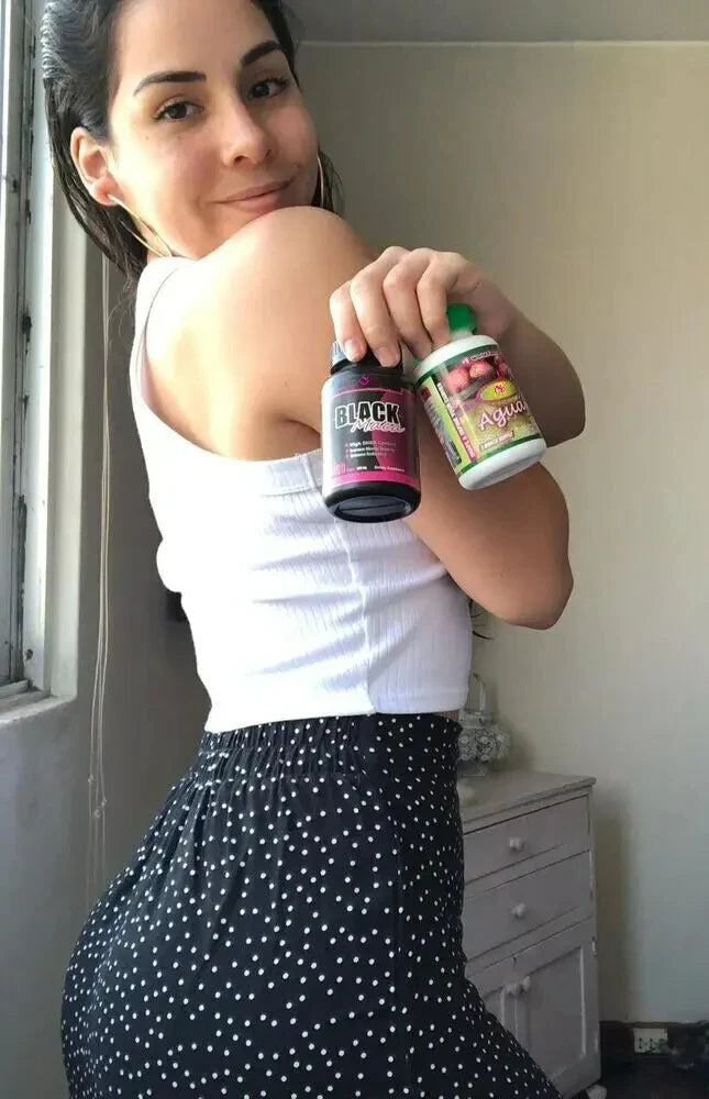 HUGE BUTT GROWING: Aguaje Curvy Fruit + Black Maca Root Pills- 100% Natural Way